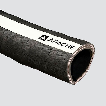 Apache 2 EPDM Rubber Suction / Discharge Hose, 10 Feet 12004001 - 10 Feet